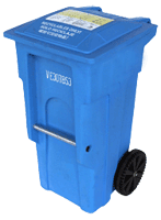 blue bin