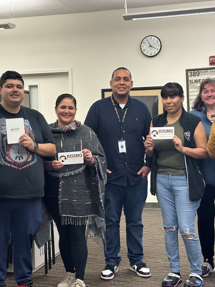 students in group smiling