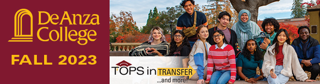 De Anza College Fall 2023 Tops in Transfer ... and more!